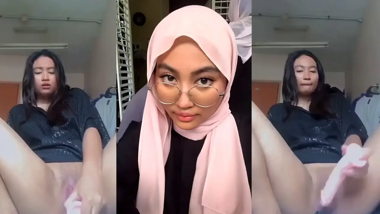 Cewe Hijab Manis Colmek Barbar Buat Pacar Sampe Becek
