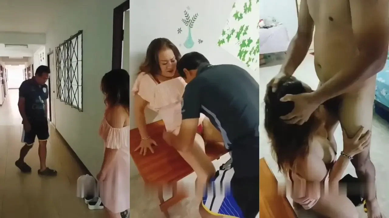 Tante Semok Godain Tetangga Sampe Keenakan Kontol Diemut